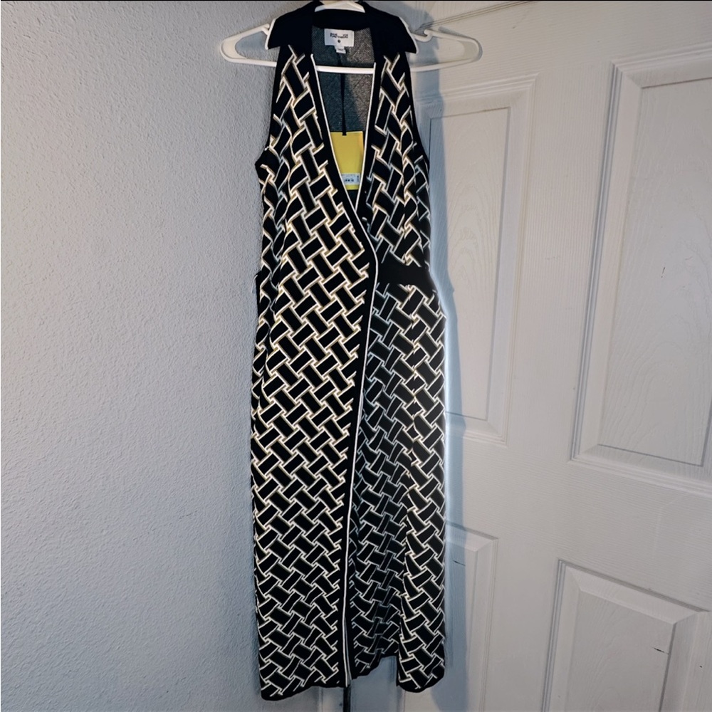 NEW Collared Sleeveless Vintage Weave Wrap Dress from DVF for Target ✨NWT✨